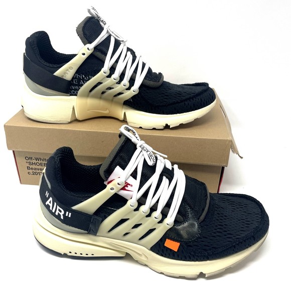 Nike Off-White x Air Presto Black / Black‎ Muslin AA3830-001 Men's Size 11 - Picture 1 of 10
